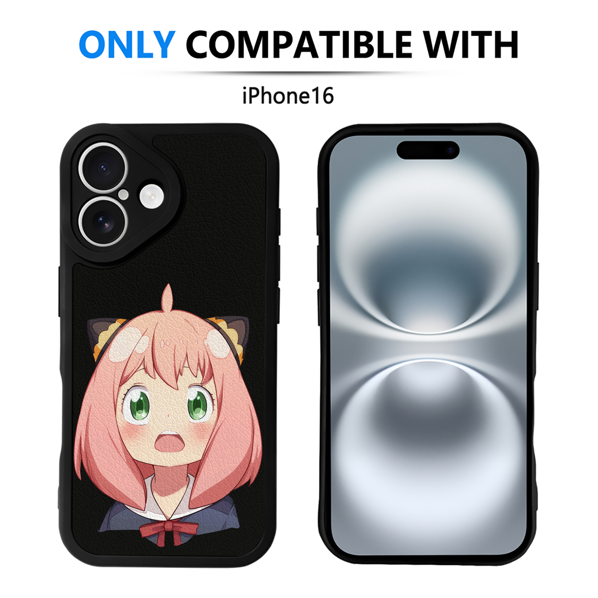 （画像用） SPY×FAMILY间谍家家酒 【iPhone 16シリーズ対応】シリコンスマホケース（レザー調） 材質：シリコン